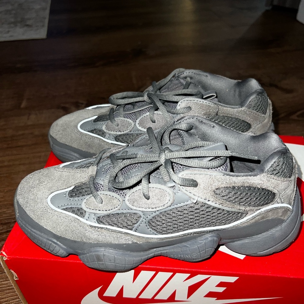 Gray Yeezys
